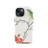 Yellow Bunting Bird - Numata Kashu Iphone Case, 15 / Matte, Bird Branch Patterned Phone Case