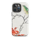 Yellow Bunting Bird Numata Kashu Iphone Case, 16 Pro Max / Matte, Bird Branch Phone Case