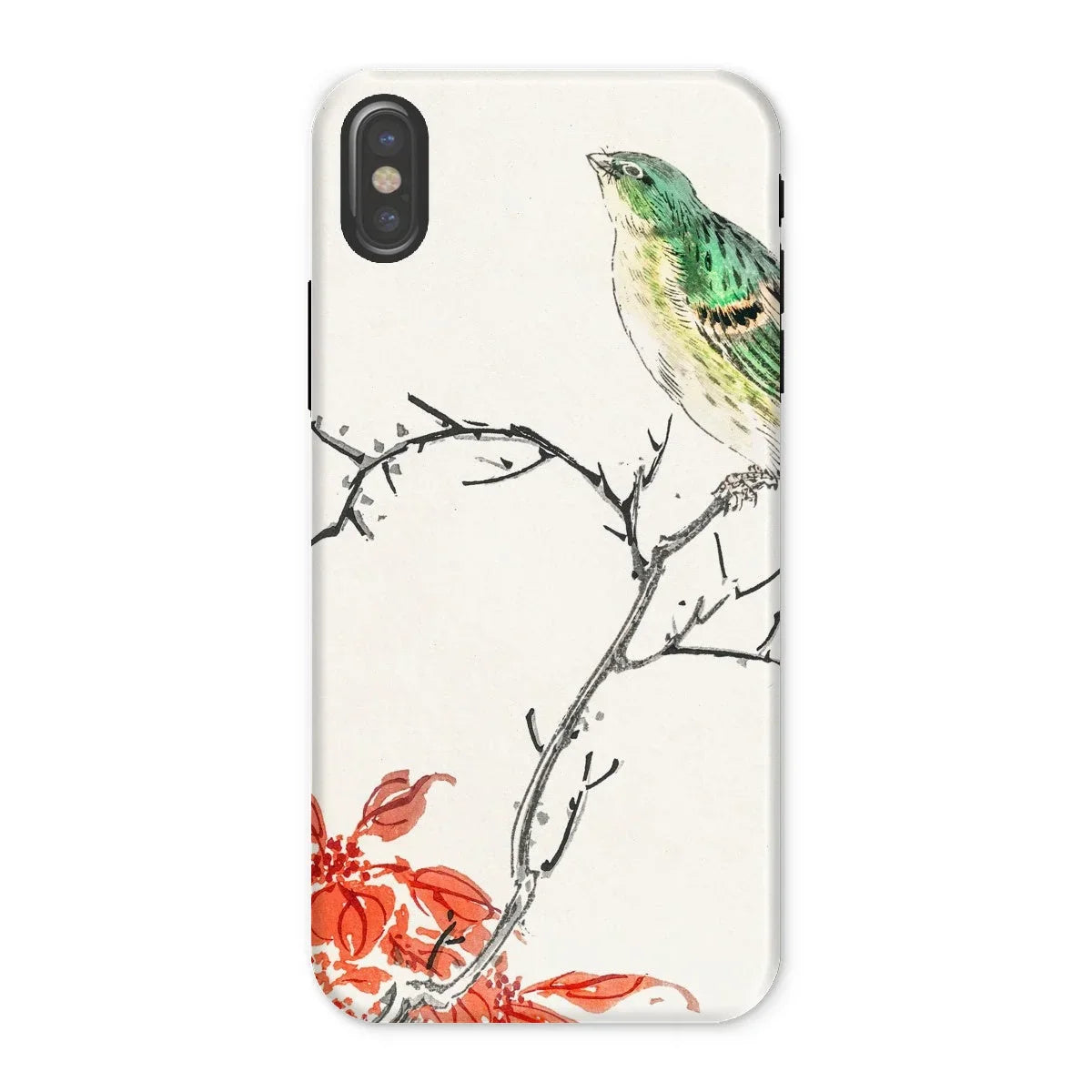 Yellow Bunting Bird - Numata Kashu Iphone Case - x / Matte