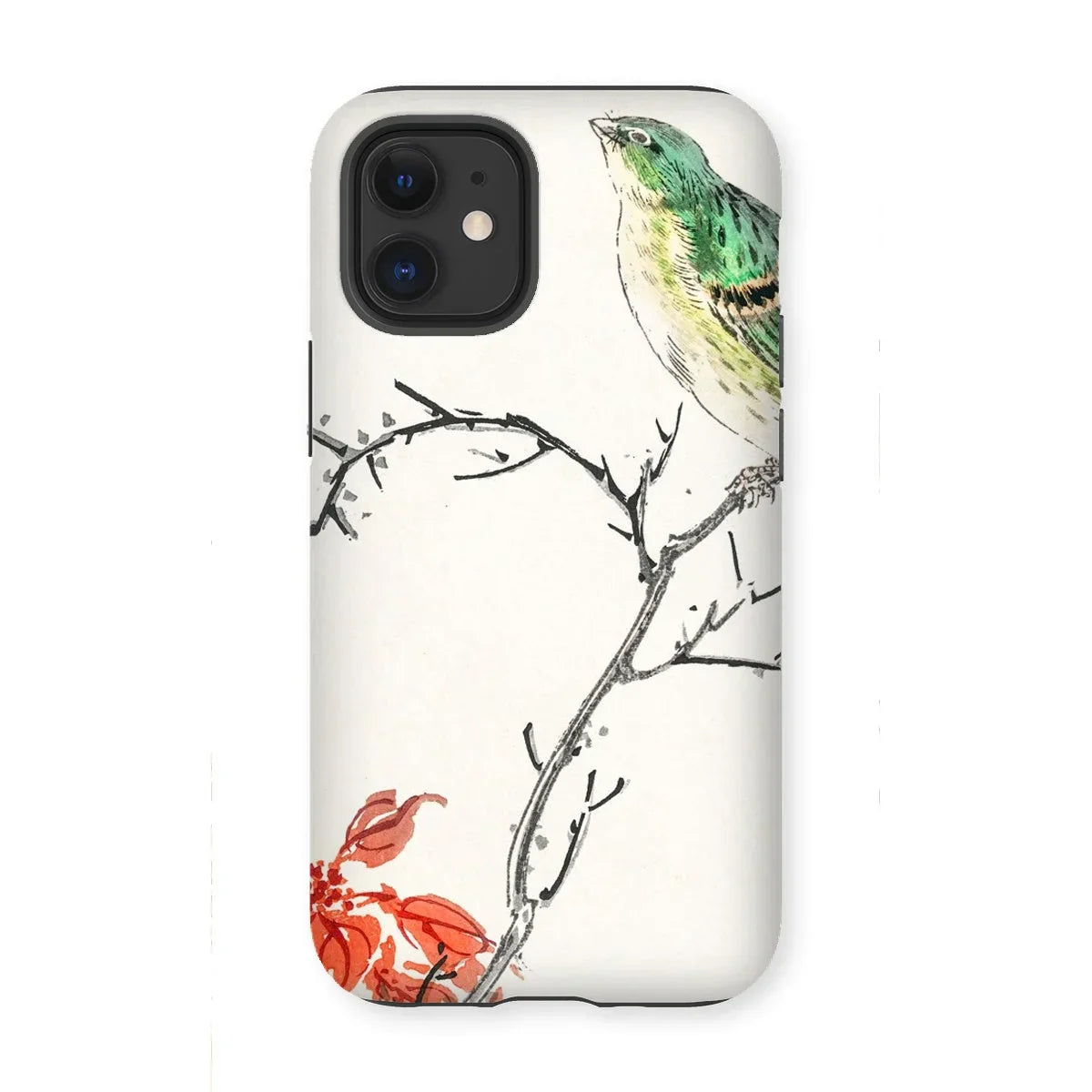 Yellow Bunting Bird - Numata Kashu Iphone Case - 12 Mini / Matte