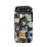 Yellow Half Moon - Paul Klee Phone Case Iphone 17 Air / Matte Rugged Phone Case Vibrant Abstract Geometric Design Bold Yellow Half Moon,
