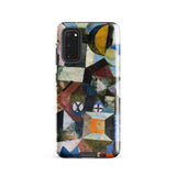 Yellow Half Moon - Paul Klee Phone Case Samsung Galaxy S20 / Matte Vibrant Abstract Phone Case Bold Geometric Shapes Blue Yellow Half Moon,
