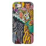 Yellow Odalisque - Henri Matisse Iphone Case, 8 / Matte, Artistic Phone Case