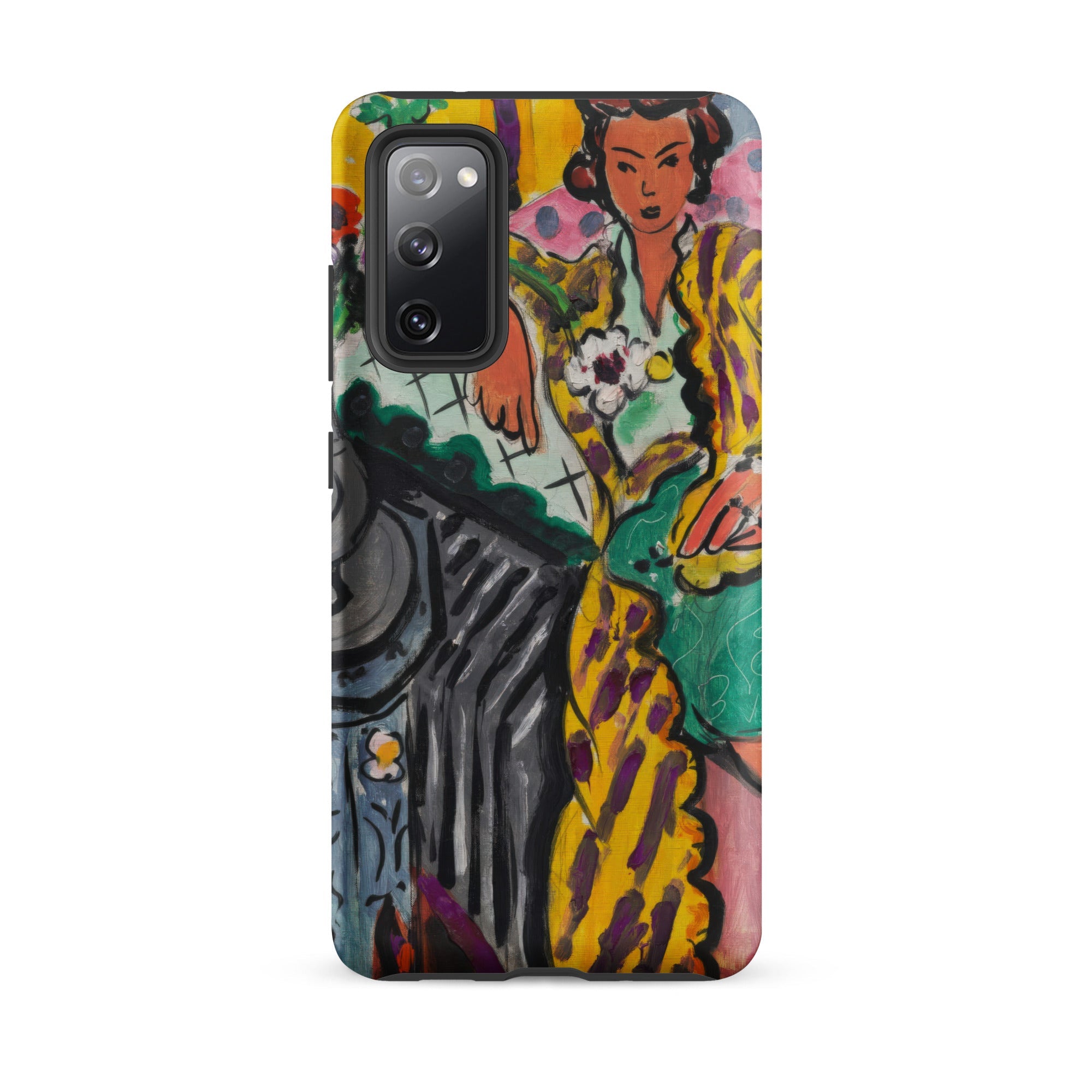 Yellow Odalisque Henri Matisse Samsung Case, Galaxy S20 Fe / Matte, Smartphone Case Colorful Abstract Painting Woman
