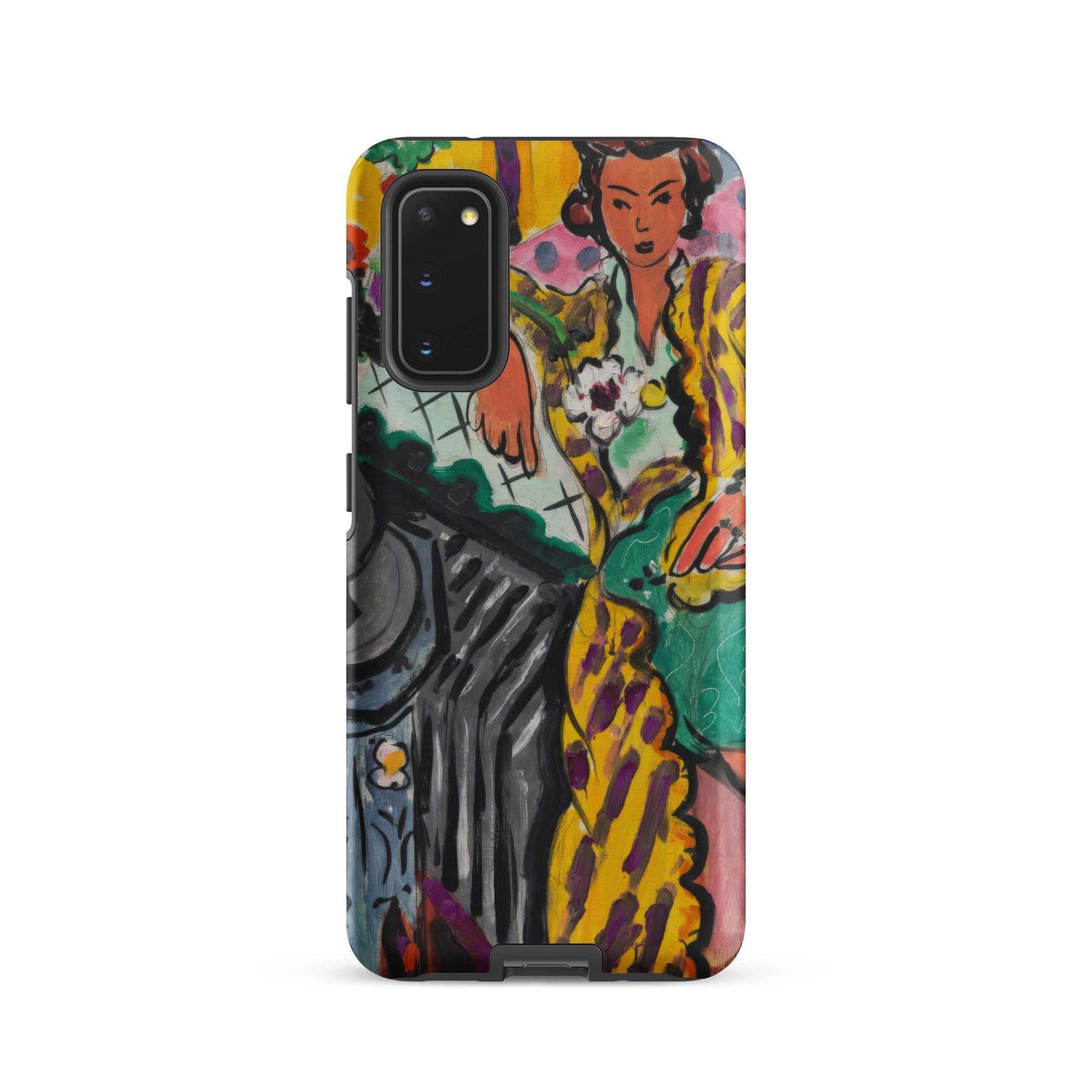 Yellow Odalisque Henri Matisse Samsung Case, Galaxy S20 / Matte, Phone Case Colorful Stylized Painting Woman