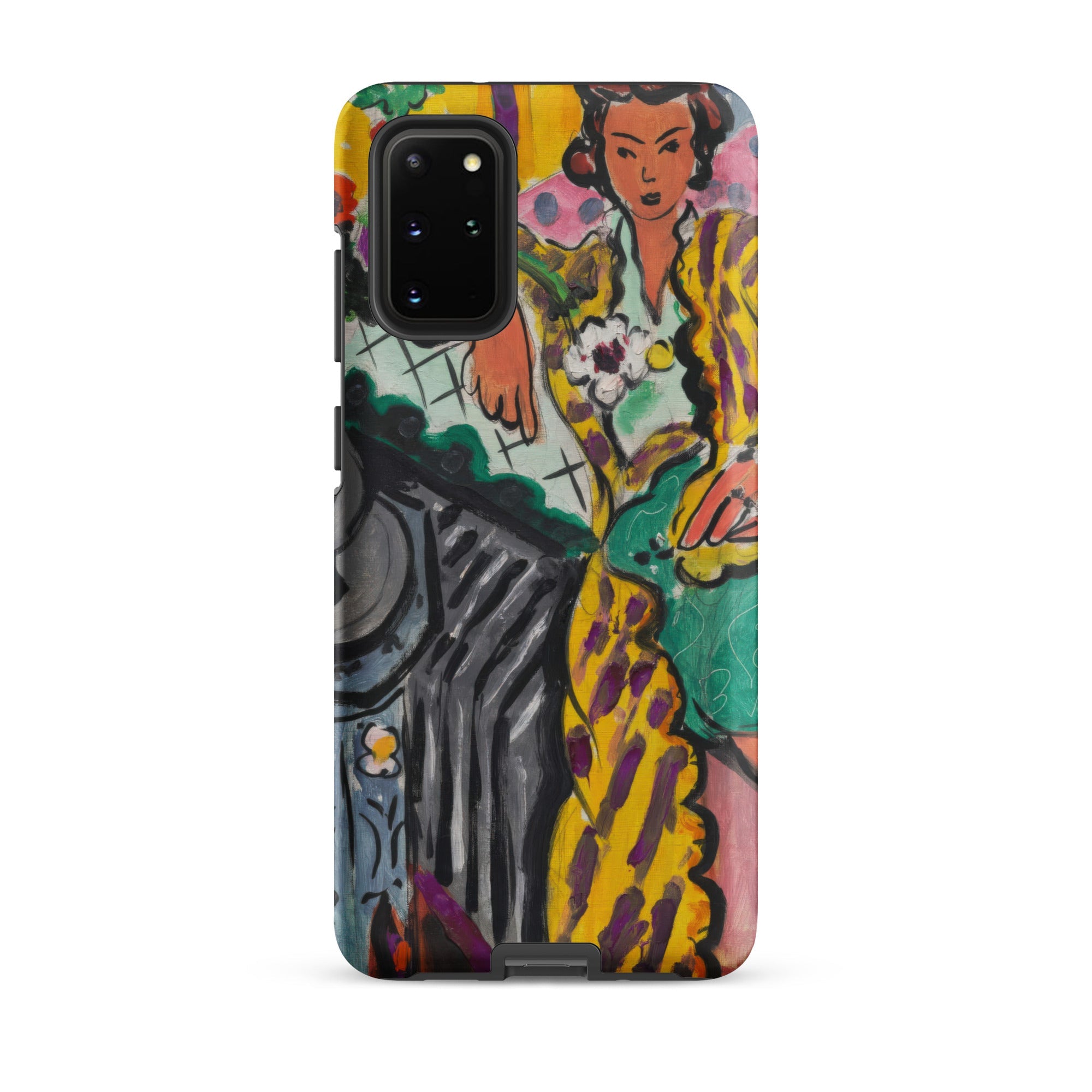 Yellow Odalisque Henri Matisse Samsung Case, Galaxy S20 Plus / Matte, Smartphone Case Colorful Abstract Painting Woman