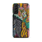 Yellow Odalisque Henri Matisse Samsung Case, Galaxy S21 Plus / Matte, Smartphone Case Abstract Art Depiction Woman Colorful Robe