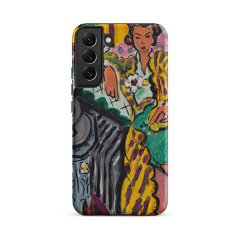 Yellow Odalisque - Henri Matisse Samsung Case, Galaxy S22 Plus / Matte, Smartphone Case Adorned Colorful Abstract Portrait Painting