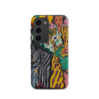 Yellow Odalisque - Henri Matisse Samsung Case, Galaxy S23 / Matte, Phone Case Colorful Abstract-style Painting Person Structure