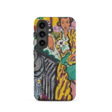 Yellow Odalisque - Henri Matisse Samsung Case, Galaxy S24 / Matte, Smartphone Case Colorful Abstract Portrait Woman