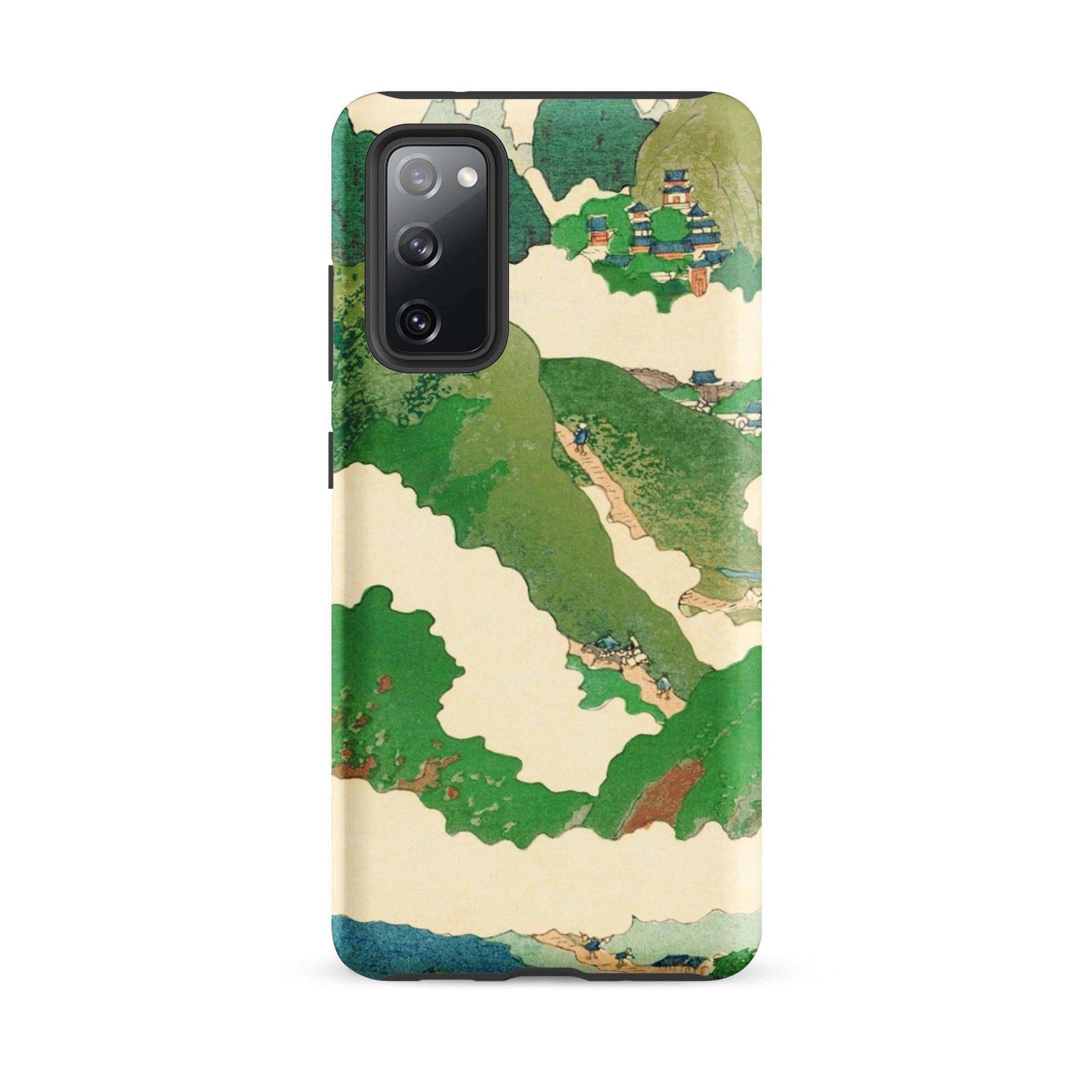 The Yellow River Fukuda Bisen Samsung Case, Galaxy S20 Fe / Matte, Smartphone Case Scenic Landscape Design Mountains