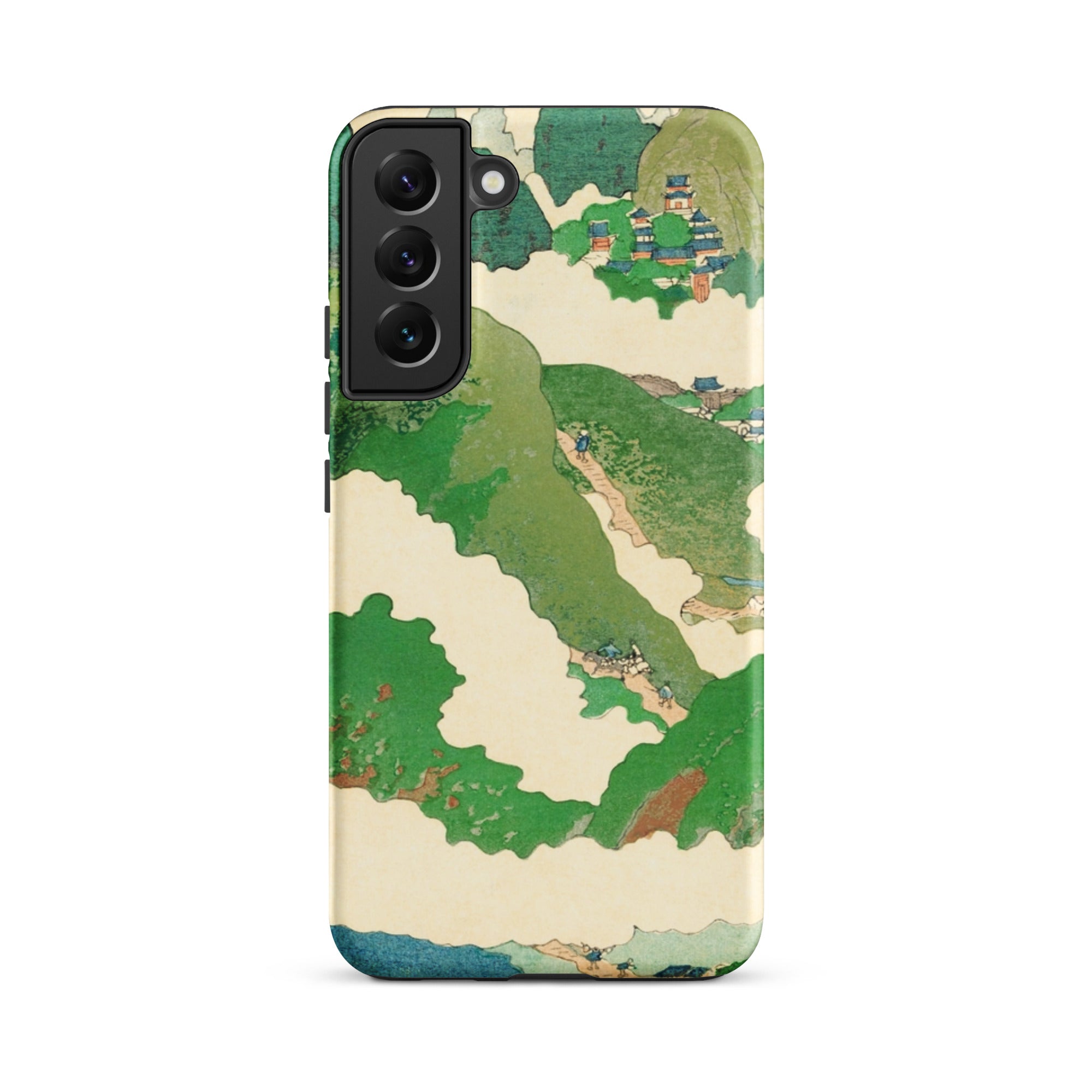 The Yellow River Fukuda Bisen Samsung Case, Galaxy S22 Plus / Matte, Samsung Galaxy S22 Series Phone Case Stylized Landscape