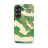 The Yellow River - Fukuda Bisen Samsung Case, Galaxy S25 Plus / Matte, Smartphone Case Traditional East Asian Landscape Painting Mountains