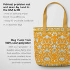 Tangerine Dream - Heavy Duty Reusable Grocery Tote Bag Bags