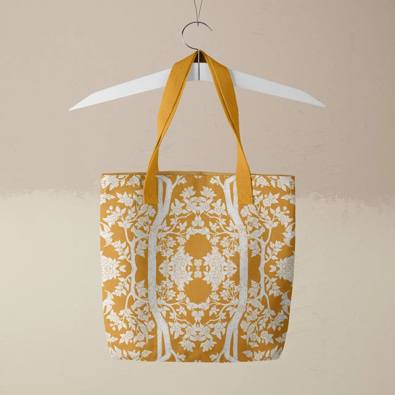 Aviary Tote - Goldfinch - Heavy Duty Reusable Grocery Bag Bags