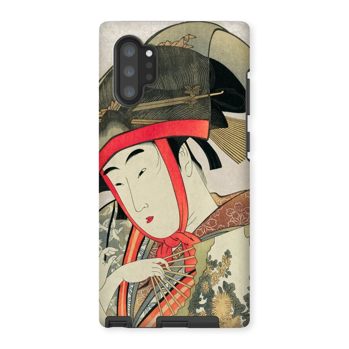Yoshiwara Suzume - Japanese Ukiyo-e Art Phone Case - Utamaro - Samsung Galaxy Note 10p / Matte - Mobile Phone Cases