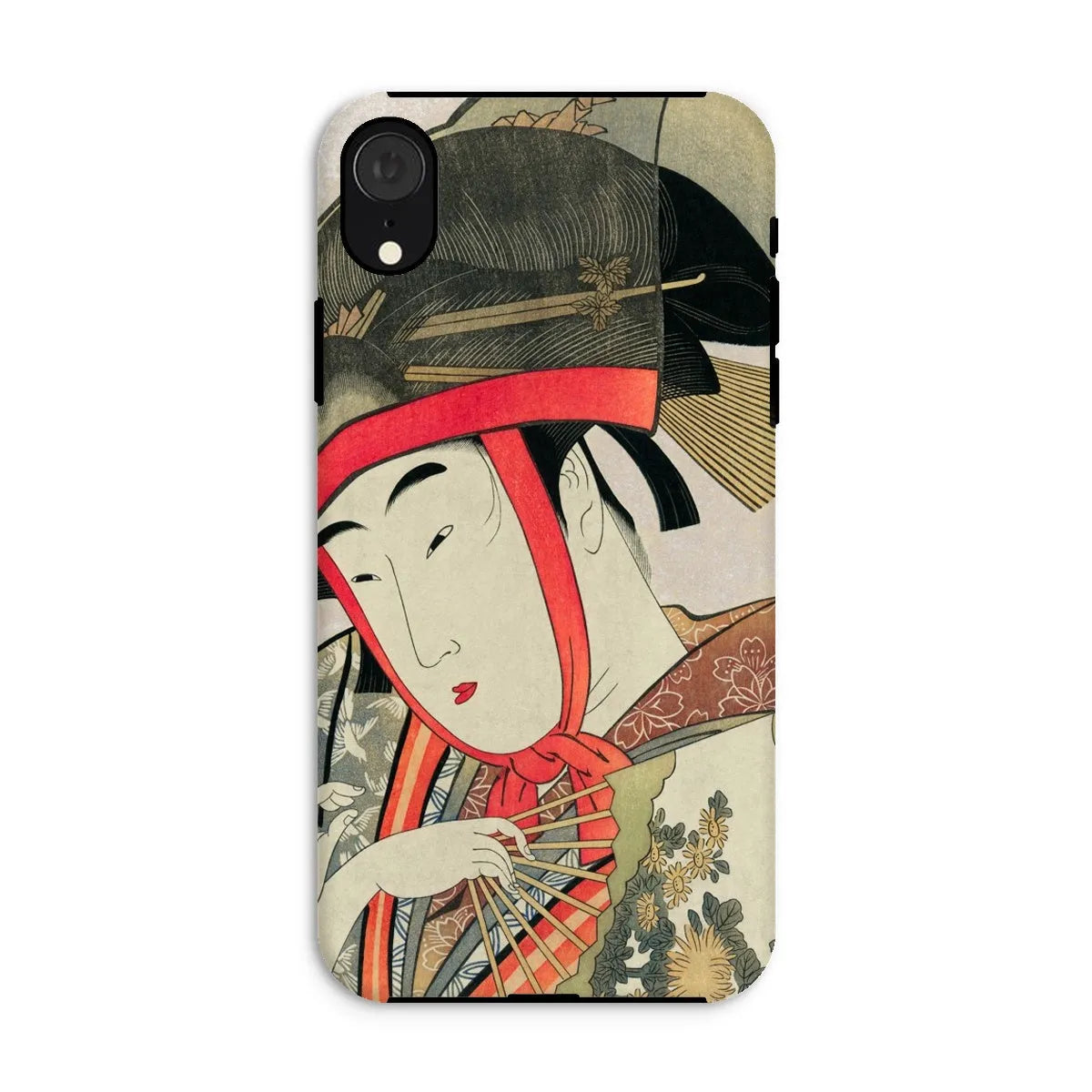 Yoshiwara Suzume - Japanese Ukiyo-e Art Phone Case - Utamaro - Iphone Xr / Matte - Mobile Phone Cases - Aesthetic Art