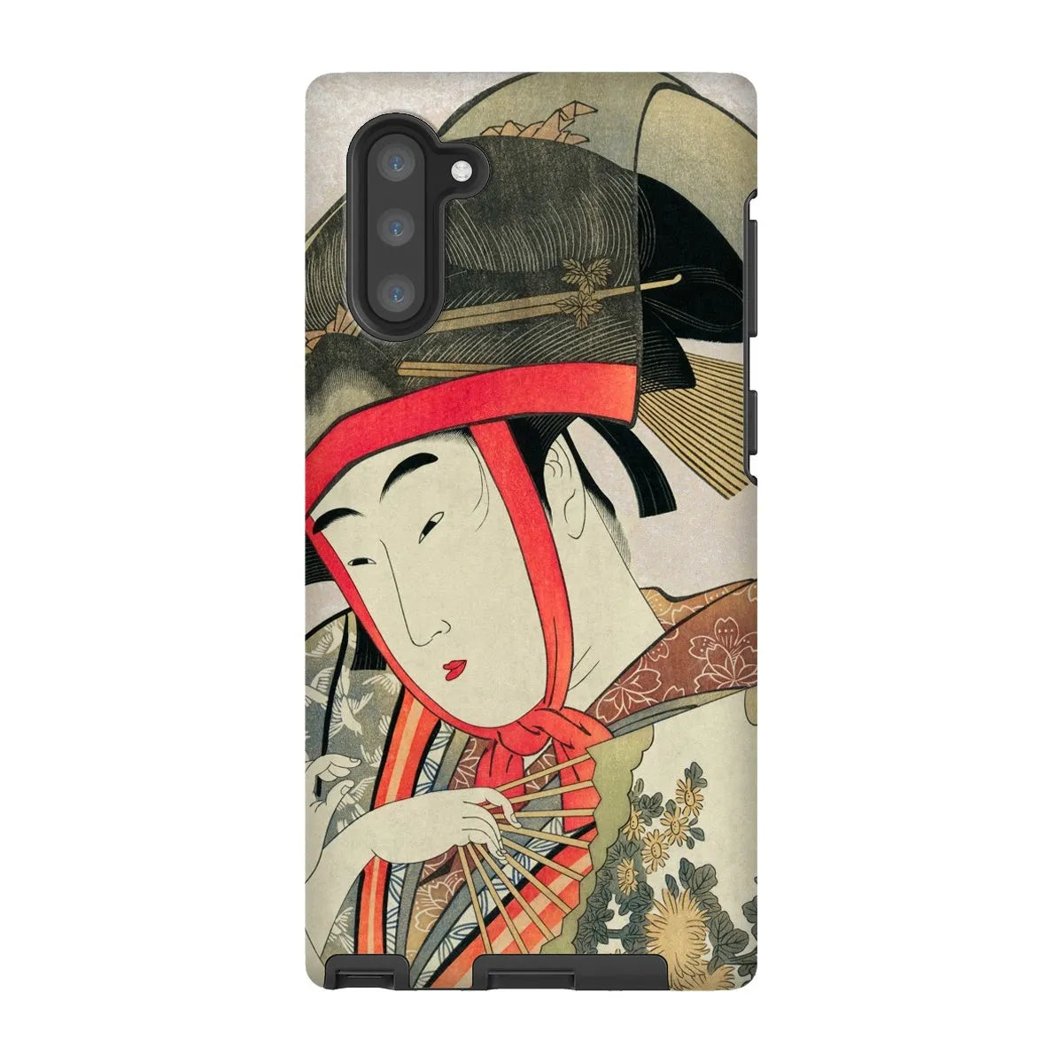 Yoshiwara Suzume - Japanese Ukiyo-e Art Phone Case - Utamaro - Samsung Galaxy Note 10 / Matte - Mobile Phone Cases