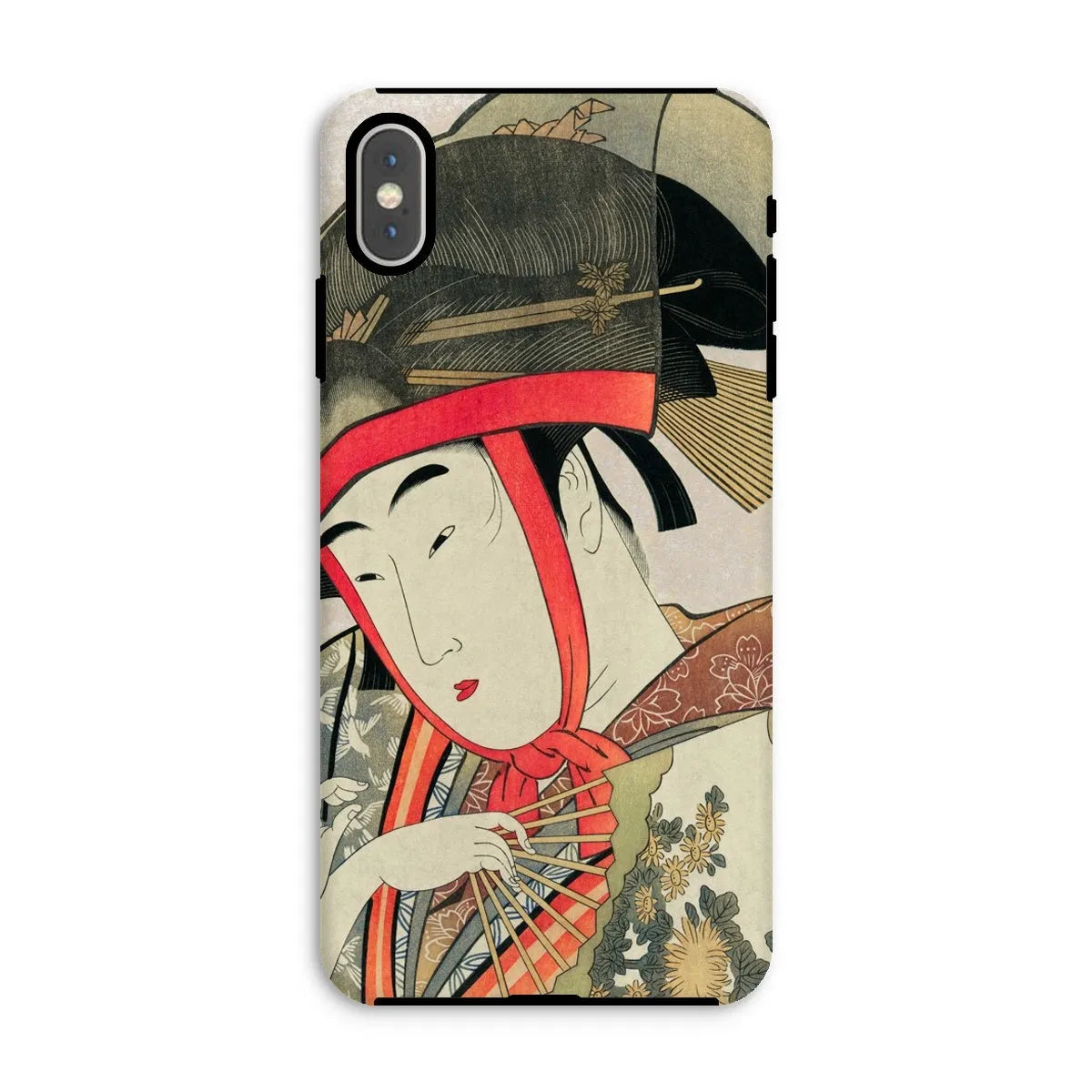 Yoshiwara Suzume - Japanese Ukiyo-e Art Phone Case - Utamaro - Iphone Xs Max / Matte - Mobile Phone Cases - Aesthetic