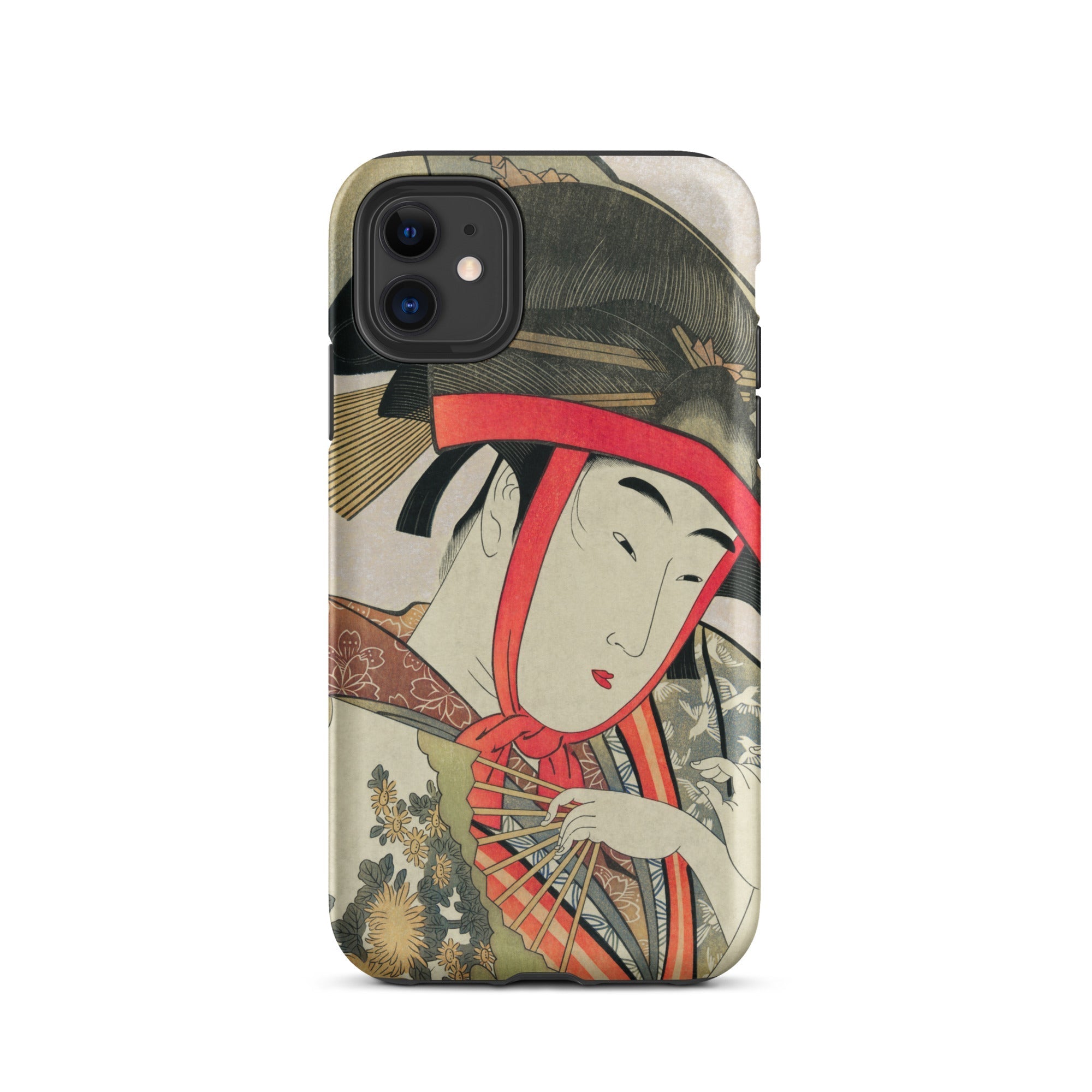 Yoshiwara Suzume Utamaro Ukiyo e Iphone Case, 11 / Matte, Phone Case Japanese Art