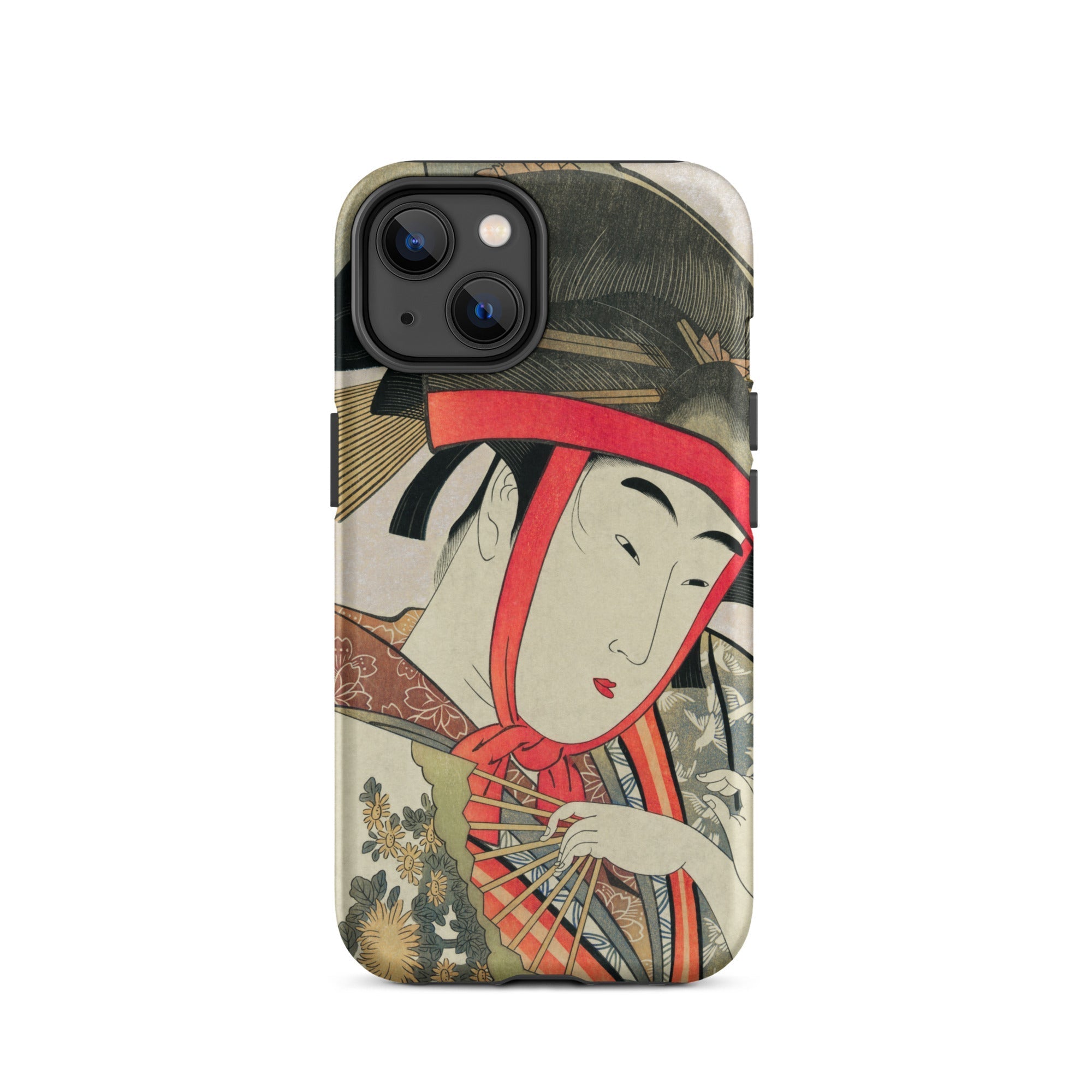 Yoshiwara Suzume Utamaro Ukiyo e Iphone Case, 14 / Matte, Phone Case Japanese Art