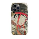 Yoshiwara Suzume - Utamaro Ukiyo-e Iphone Case, 14 Pro Max / Matte, Phone Case Japanese Art