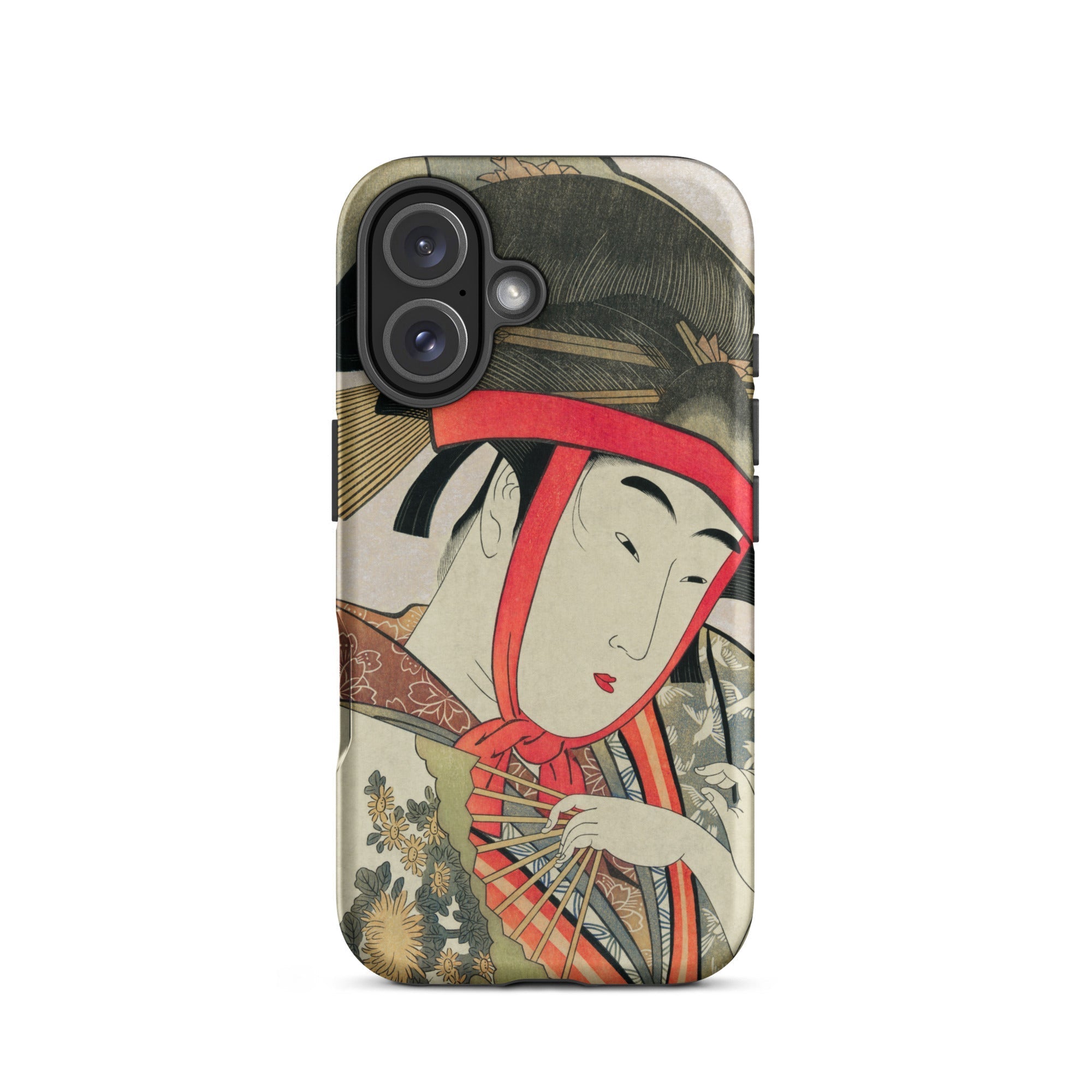 Yoshiwara Suzume Utamaro Ukiyo e Iphone Case, 16 / Matte, Phone Case Japanese Art