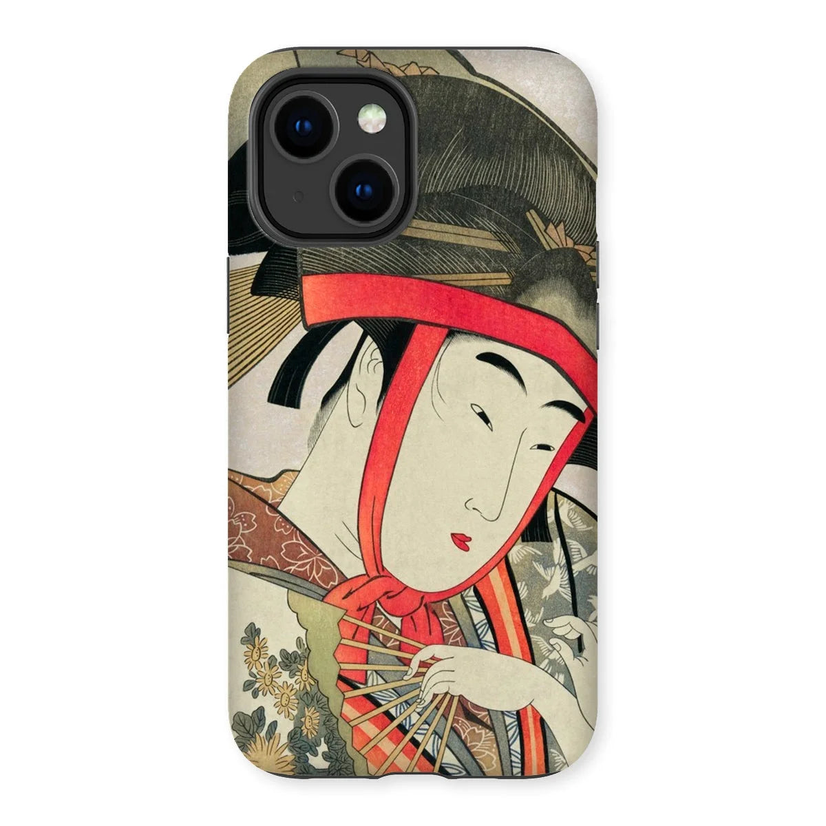 Yoshiwara Suzume - Utamaro Ukiyo-e Iphone Case 14 Plus / Gloss Mobile Phone Cases