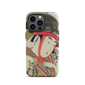 Yoshiwara Suzume - Utamaro Ukiyo-e Phone Case Iphone 13 Pro / Matte Iphone Case Japanese Art Utamaro Kitagawa, Kitagawa’s Ukiyo-e