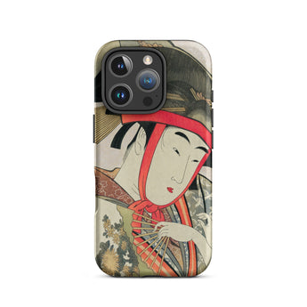 Yoshiwara Suzume - Utamaro Ukiyo-e Phone Case Iphone 16 Pro / Matte Phone Case Japanese Art Utamaro Kitagawa, Kitagawa’s Ukiyo-e