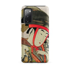 Yoshiwara Suzume Utamaro Ukiyo e Samsung Case, Galaxy S20 Fe / Matte, Smartphone Case Japanese Ukiyo Print Woman Fan