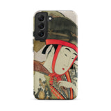 Yoshiwara Suzume - Utamaro Ukiyo-e Samsung Case, Galaxy S22 Plus / Matte, Smartphone Case Traditional Japanese Ukiyo-e Style Illustration