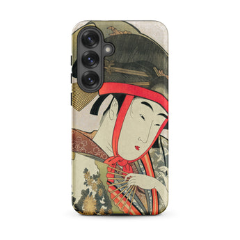 Yoshiwara Suzume - Utamaro Ukiyo-e Samsung Case, Galaxy S25 Plus / Matte, Phone Case Traditional Japanese Ukiyo-e Print
