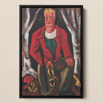 Young Hunter Hearing Call to Arms - Marsden Hartley Art Print / Canvas, Prints