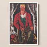 Young Hunter Hearing Call to Arms - Marsden Hartley Art Print / Canvas, Prints