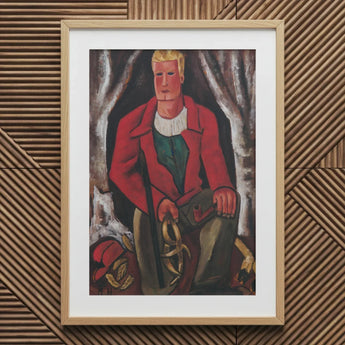 Young Hunter Hearing Call to Arms - Marsden Hartley Art Print / Canvas, Prints