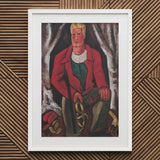 Young Hunter Hearing Call to Arms - Marsden Hartley Art Print / Canvas, Prints