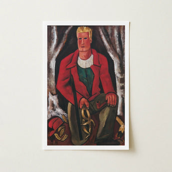 Young Hunter Hearing Call to Arms - Marsden Hartley Art Print / Canvas, Prints