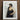 White-framed Art Print Classical-style Portrait Man Dark Drapery John Singer Sargent, Introspective Gaze, Serene White Backdrop