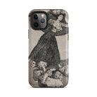 A Young Woman Flying in the Air - Francisco De Goya Iphone Case, 11 Pro / Matte, Iphone Pro Max Case Goya