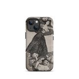 A Young Woman Flying in the Air - Francisco De Goya Iphone Case, 13 Mini / Matte, Smartphone Goya-inspired Disparate Femenino Case