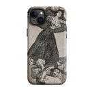 A Young Woman Flying in the Air - Francisco De Goya Iphone Case, 15 Plus / Matte, Iphone Art Print Woman People