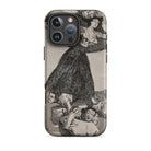 A Young Woman Flying in the Air - Francisco De Goya Iphone Case, 16 Pro Max / Matte, Iphone Goya-inspired Art Print Case