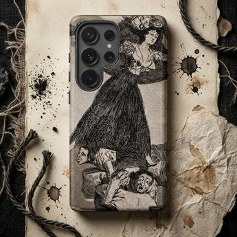 A Young Woman Flying in the Air - Francisco De Goya Phone Case, Mobile Cases, Toby Leon