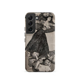 A Young Woman Flying in the Air - Francisco De Goya Phone Case, Samsung Galaxy S22 / Matte, Mobile Cases, Toby Leon