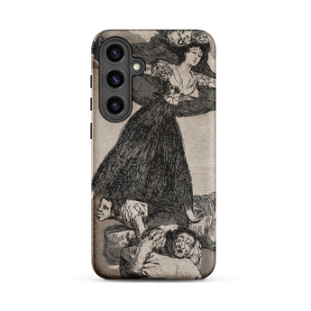 A Young Woman Flying in the Air - Francisco De Goya Phone Case, Samsung Galaxy S24 Plus / Matte, Mobile Cases, Toby Leon