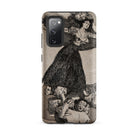 A Young Woman Flying in the Air - Francisco De Goya Samsung Case, Galaxy S20 Fe / Matte, Smartphone Case Classic Art Print Woman Wide Skirt