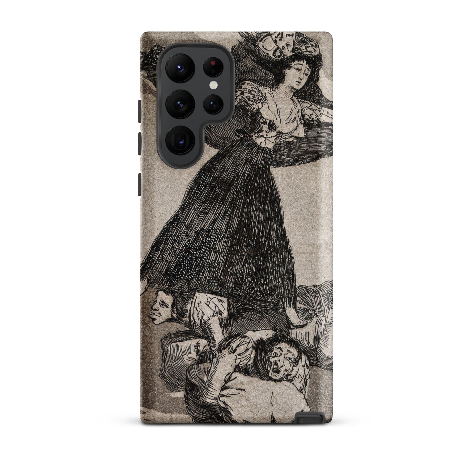 A Young Woman Flying in the Air - Francisco De Goya Samsung Case, Galaxy S22 Ultra / Matte, Smartphone Goya-inspired Art Case