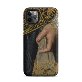 Young Woman - Nicolaes Pickenoy Phone Case Iphone 11 Pro Max / Matte Ornate Phone Case Nicolaes Pickenoy, Hand Grips Embroidered Gloves,