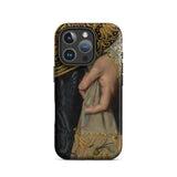 Young Woman - Nicolaes Pickenoy Phone Case Iphone 16 Pro / Matte Ornate Phone Case Hand Nicolaes Pickenoy, Grips Embroidered Gloves,